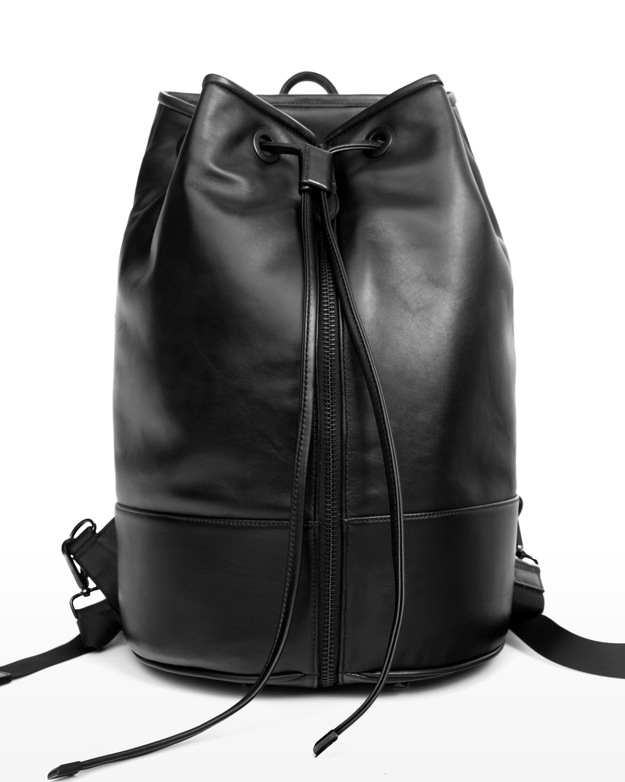 LUX UTILITY LEATHER BAG - RAVENS Black