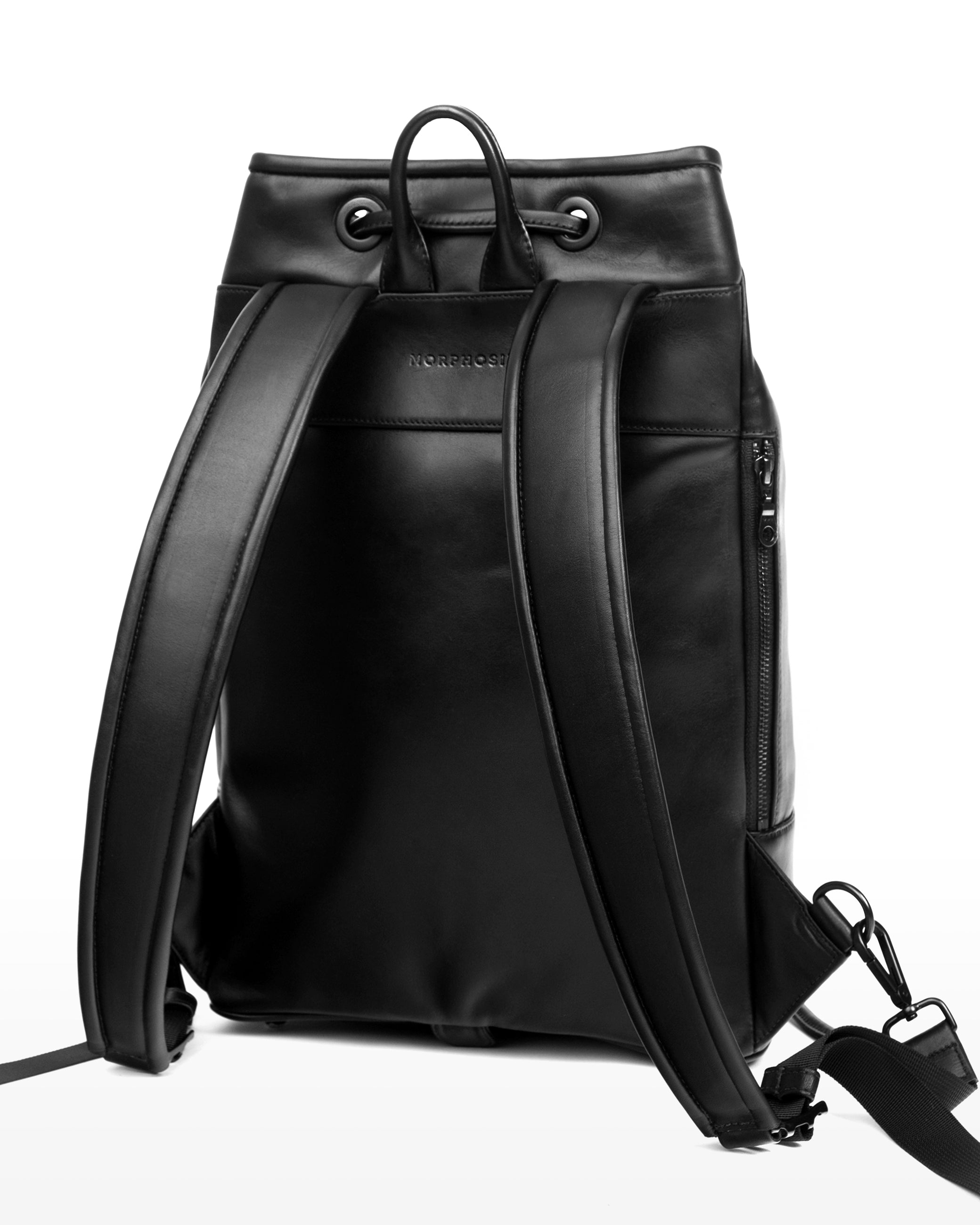 LUX UTILITY LEATHER BAG - RAVENS Black