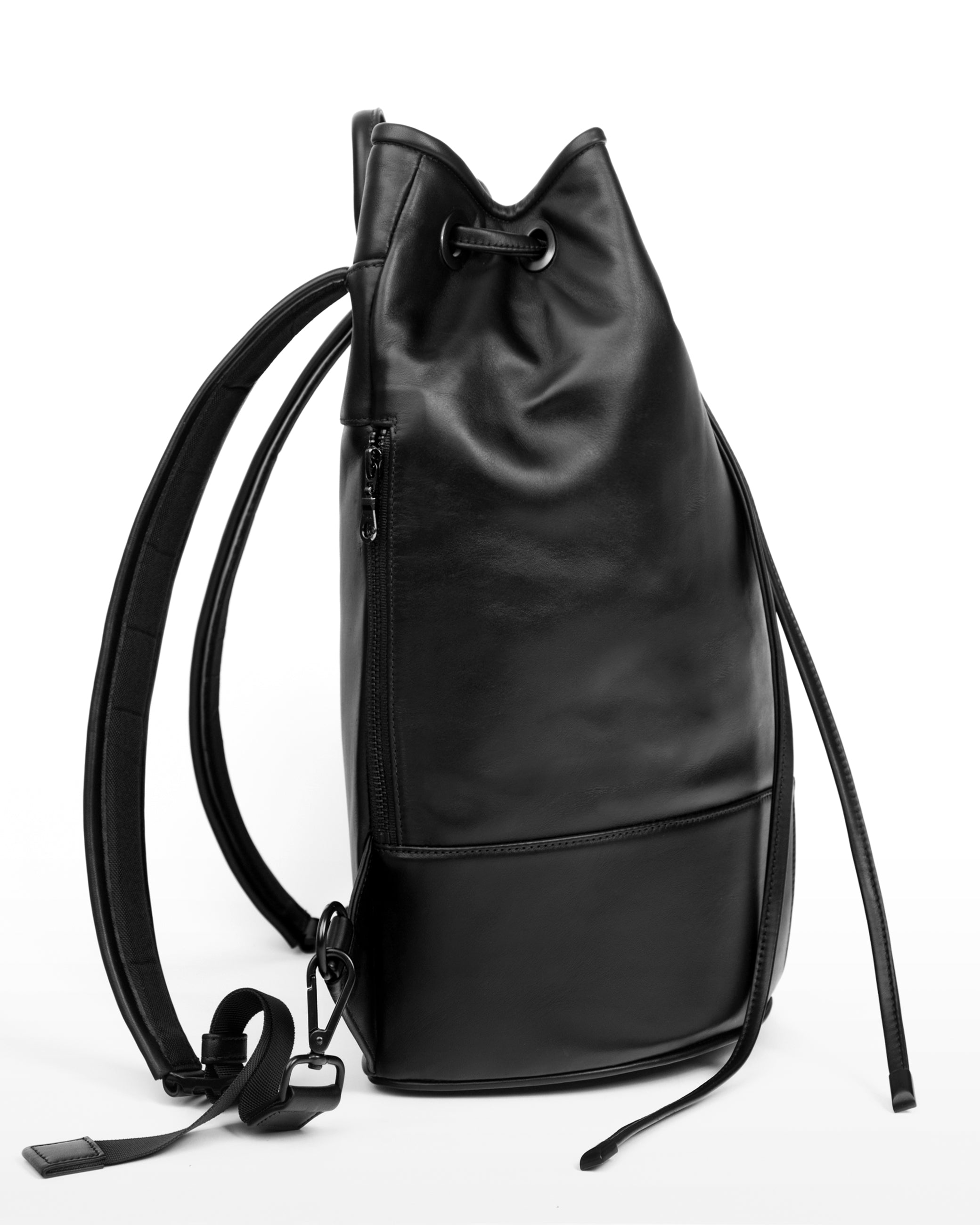 LUX UTILITY LEATHER BAG - RAVENS Black