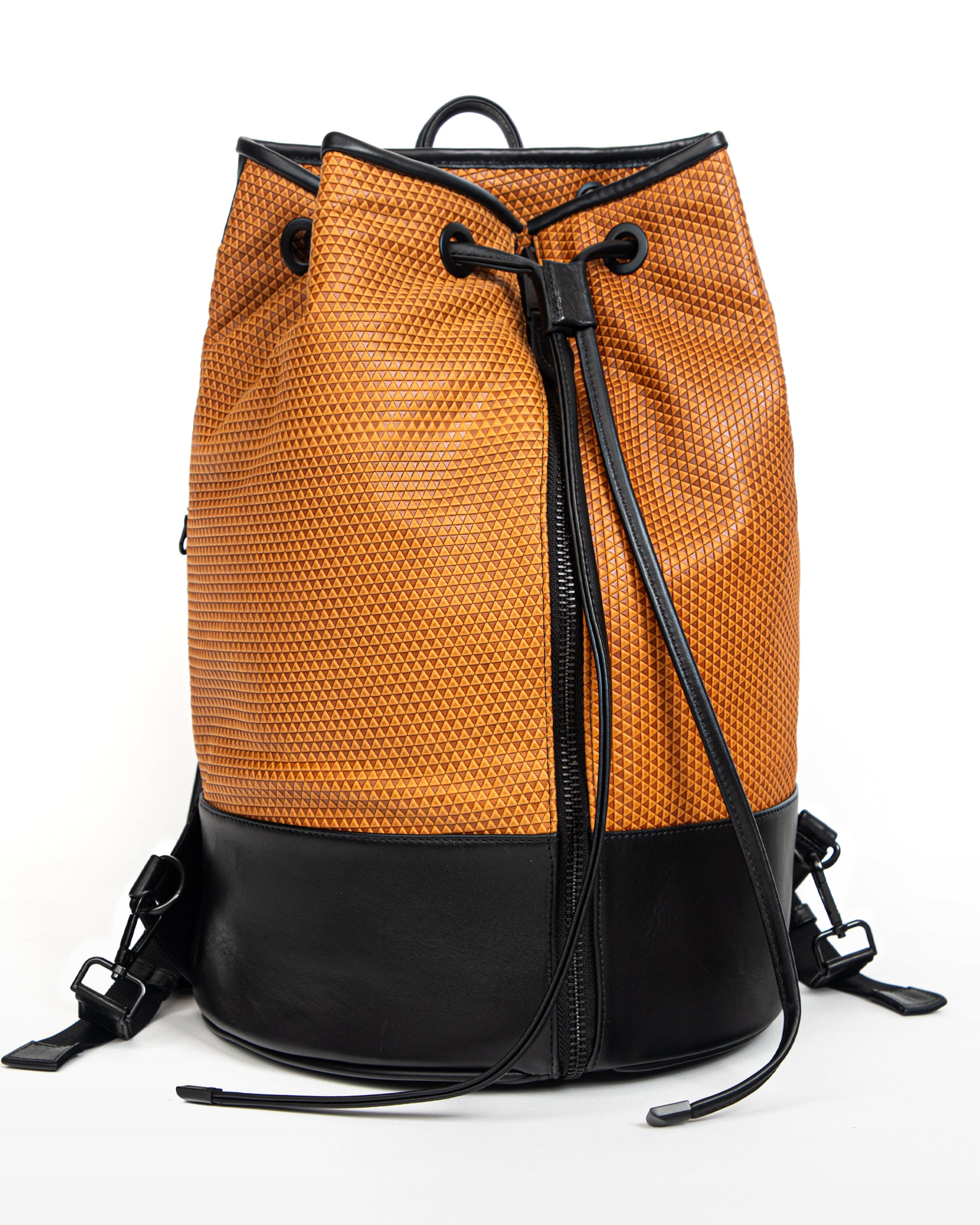 LUX UTILITY LEATHER BAG - GOLDEN amber