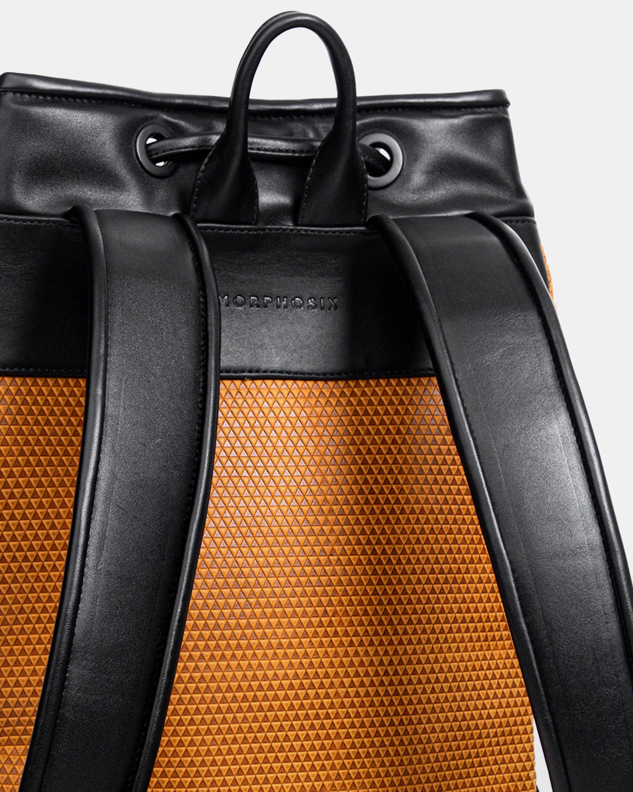 LUX UTILITY LEATHER BAG - GOLDEN amber