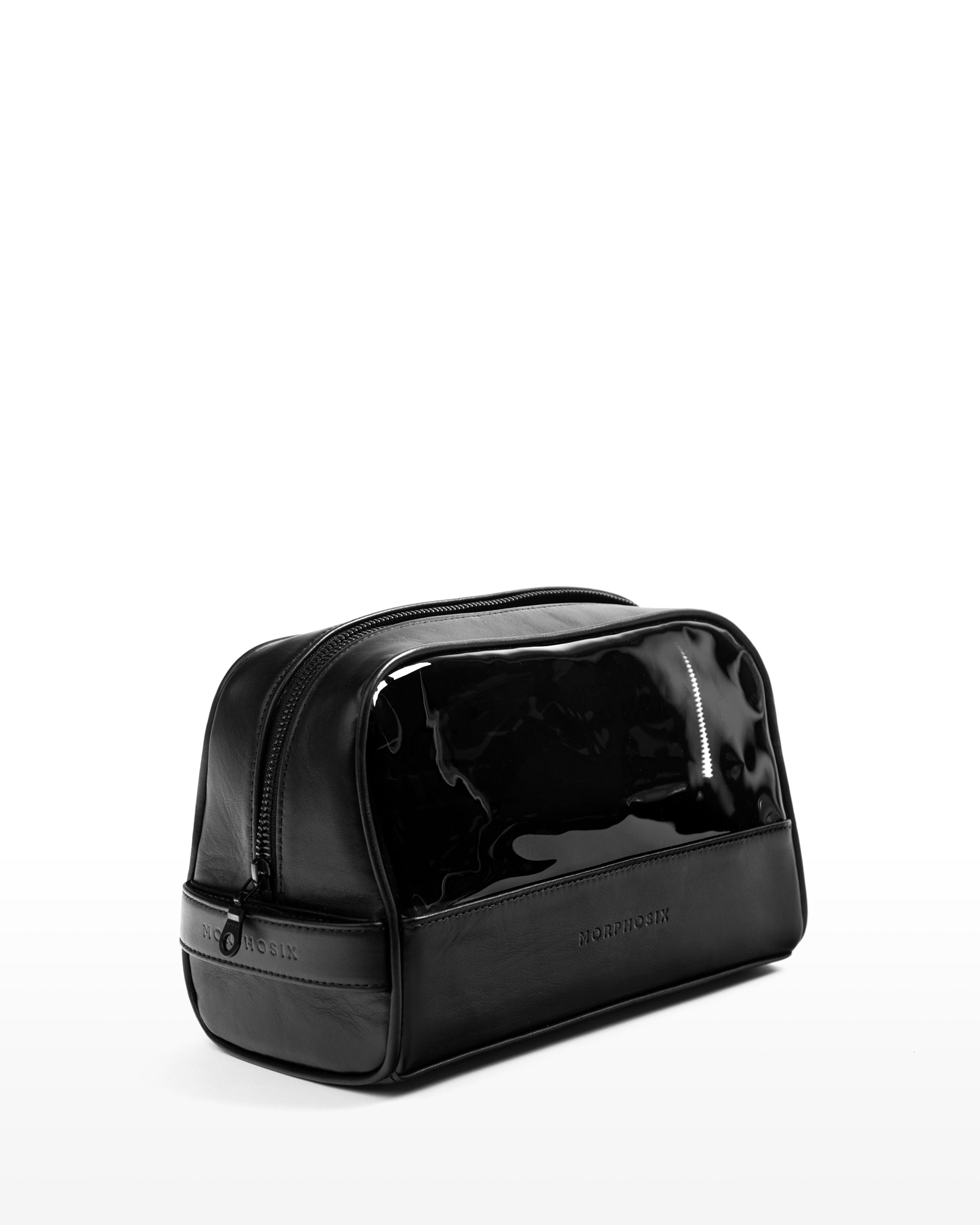 LUX TRAVEL LEATHER BAG - RAVENS Black