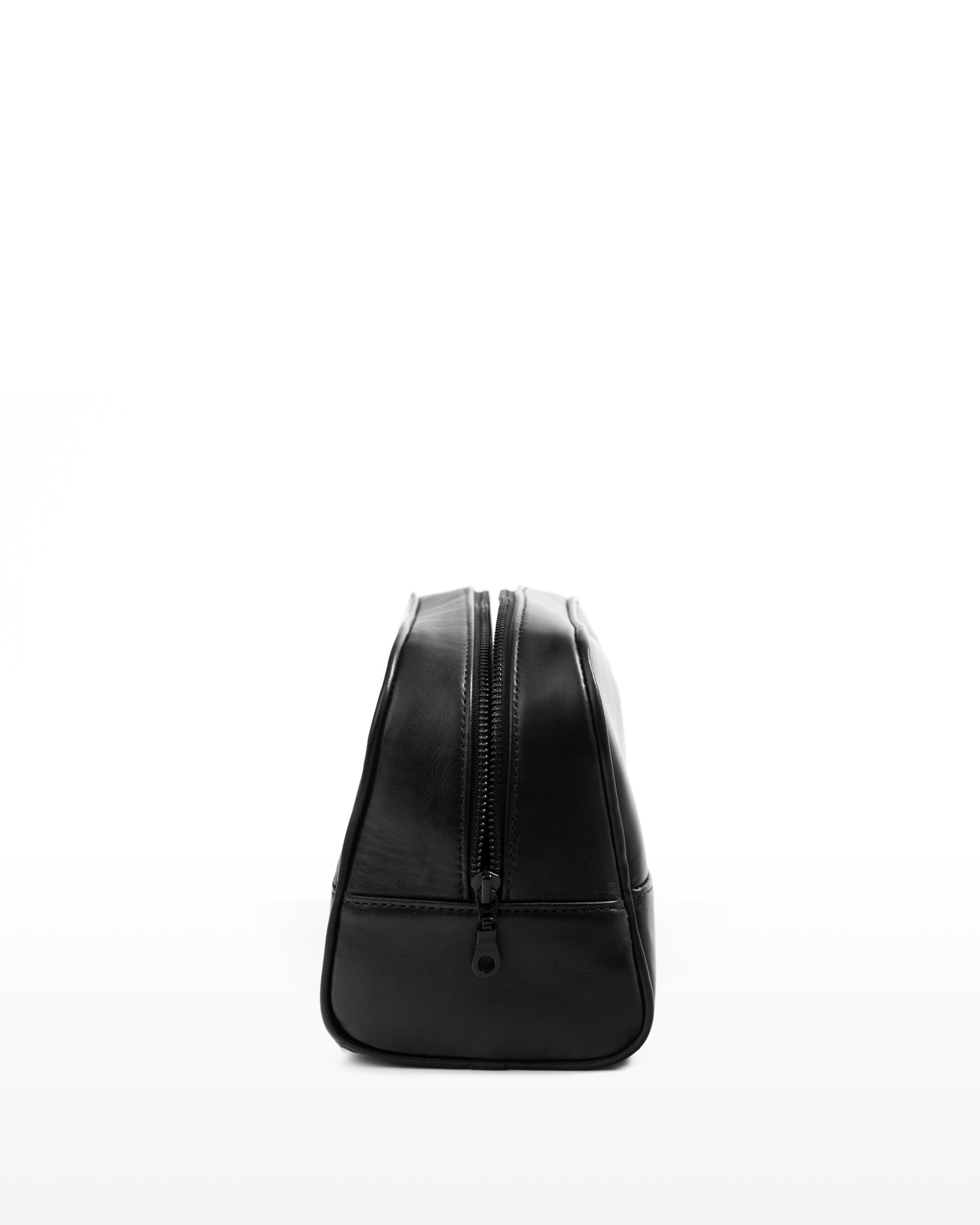 LUX TRAVEL LEATHER BAG - RAVENS Black