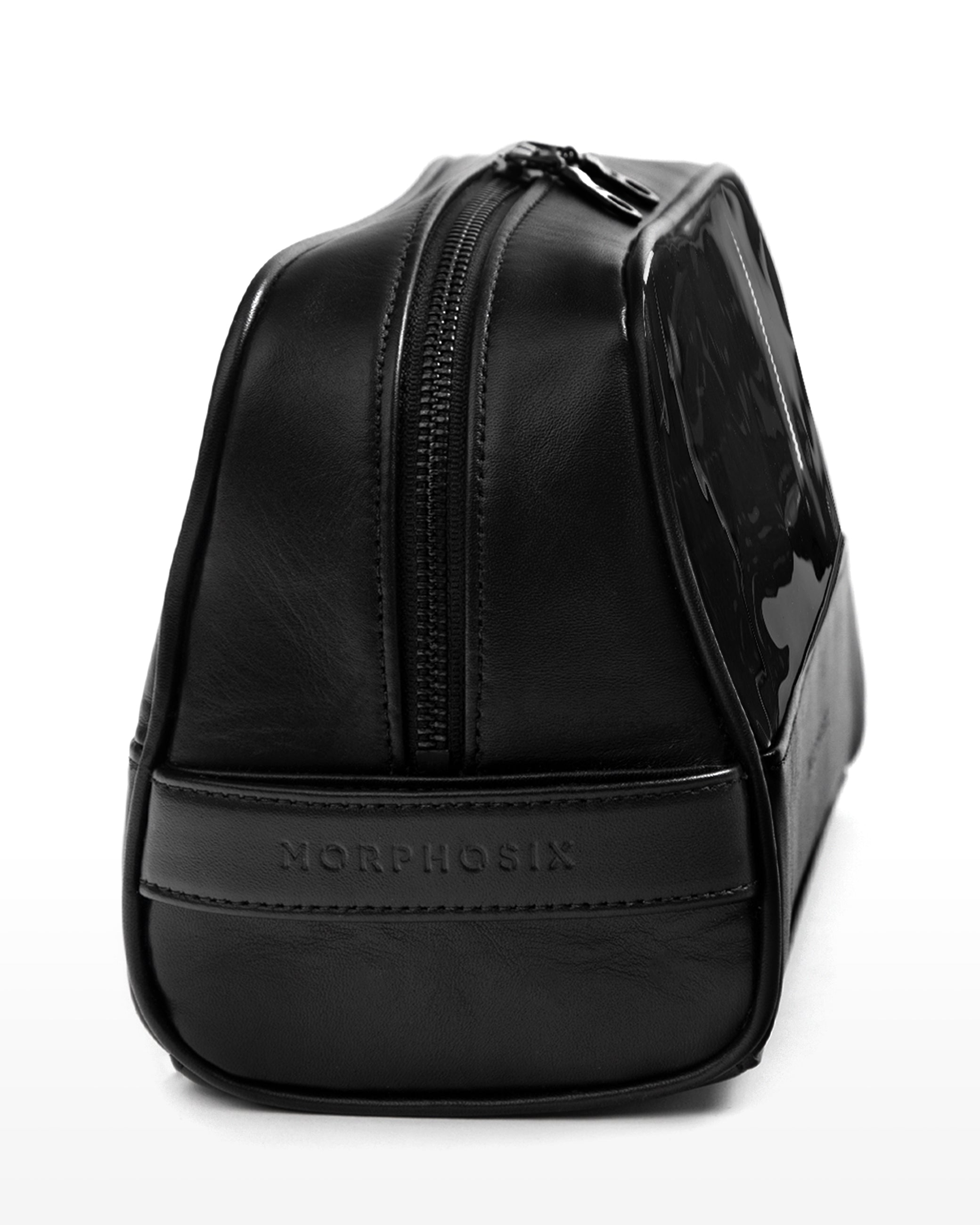 LUX TRAVEL LEATHER BAG - RAVENS Black